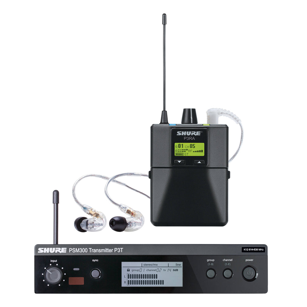 Shure P3TRA215CL-J13 Wireless Personal Monitor System Set