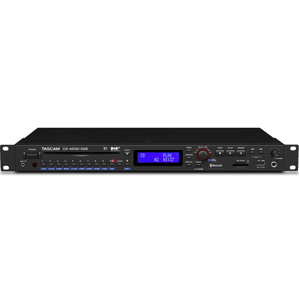 Tascam CD-400U CD/SD/USB Player w/Bluetooth & AM/FM Tuner