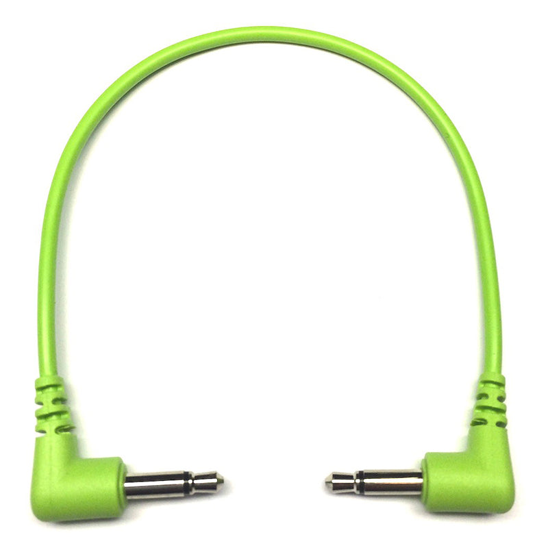 Tendrils Right Angled Eurorack Patch Cable 15CM Lime