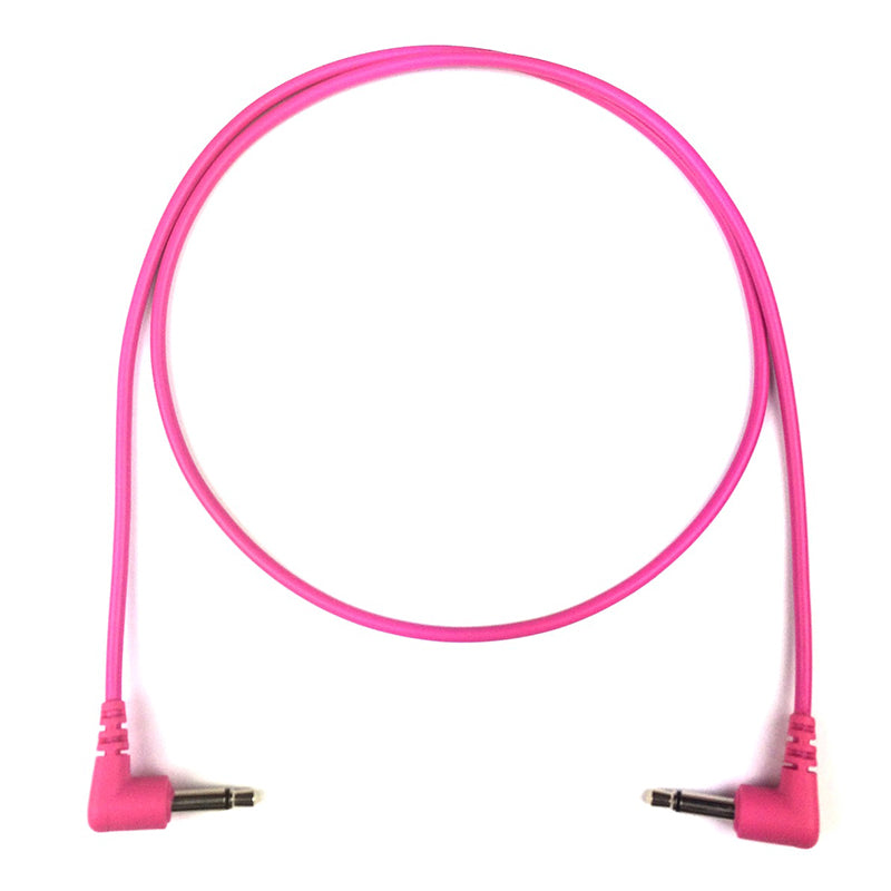 Tendrils Right Angled Eurorack Patch Cable 60CM Magenta