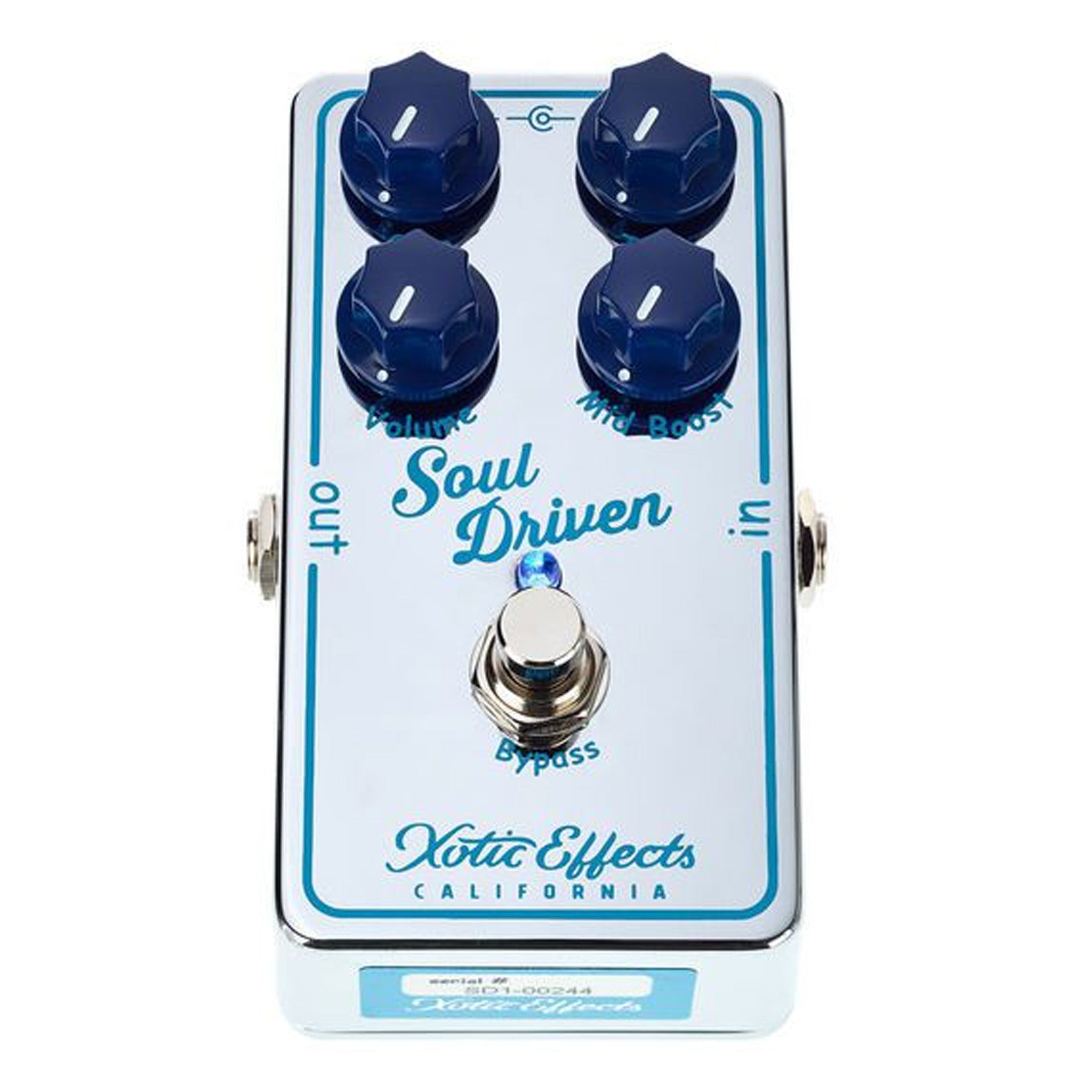 XOTIC SOUL DRIVEN OVERDRIVE PEDAL