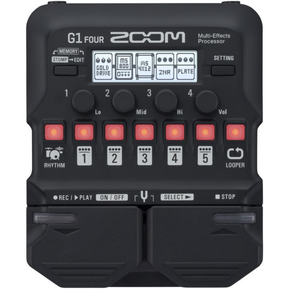 ZOOM G1 FOUR MULTI-EFFECTS PROCESSOR